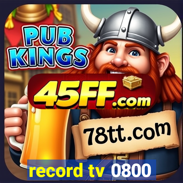 record tv 0800